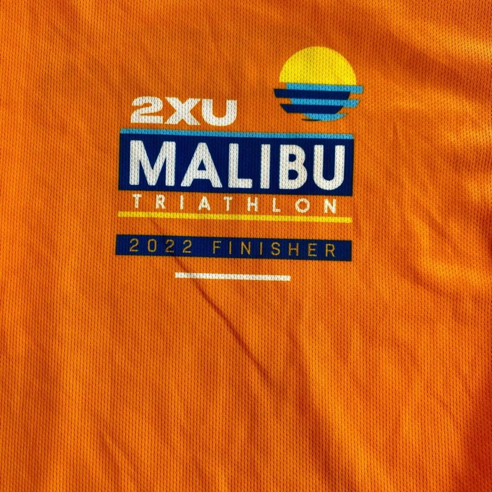 2022 Orange Malibu Triathlon Performance Tee - Picture 2 of 3